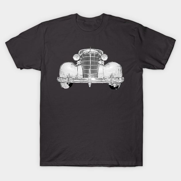 Chevy Master 1938 two-door sedan T-Shirt by soitwouldseem